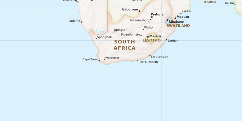 durban carte afrique du sud